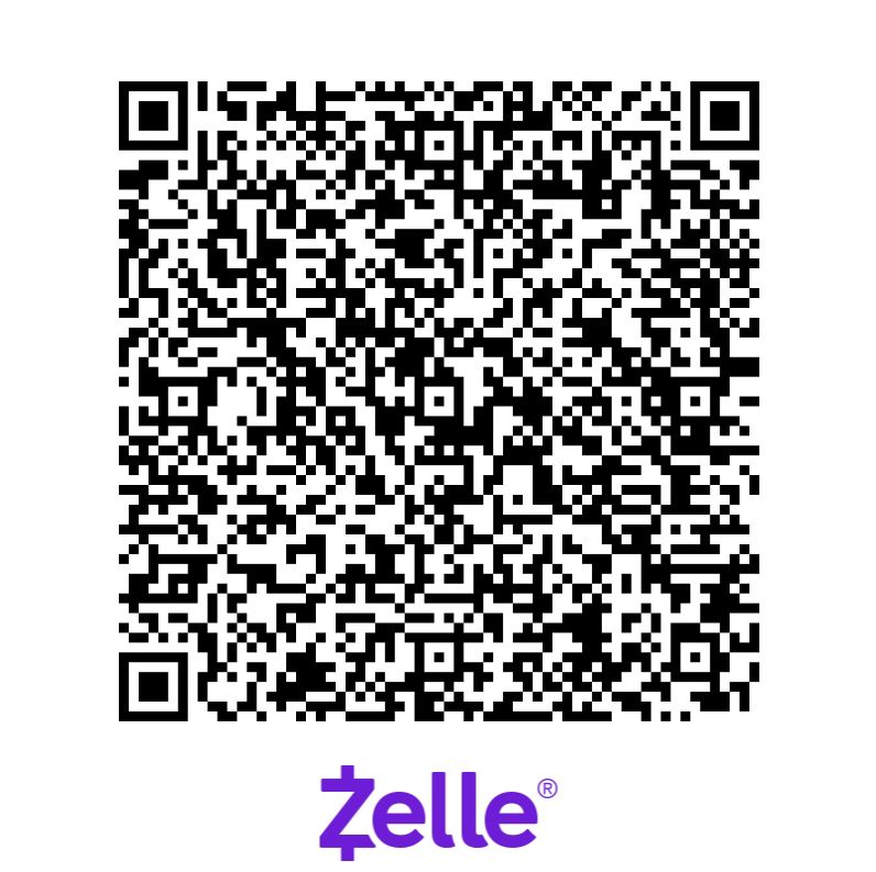 Zelle donation QR code