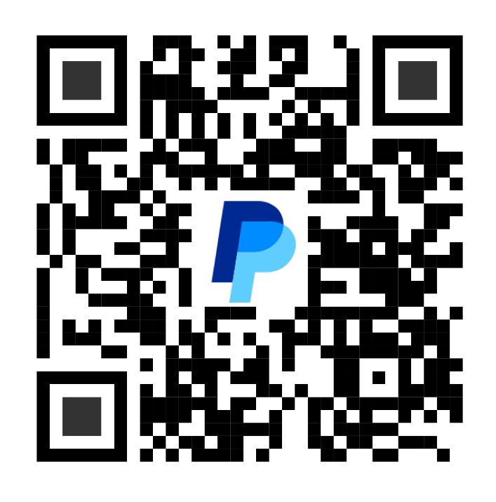 PayPal donation QR code